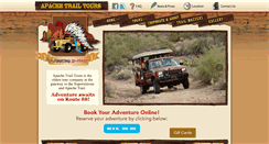 Desktop Screenshot of apachetrailtours.com